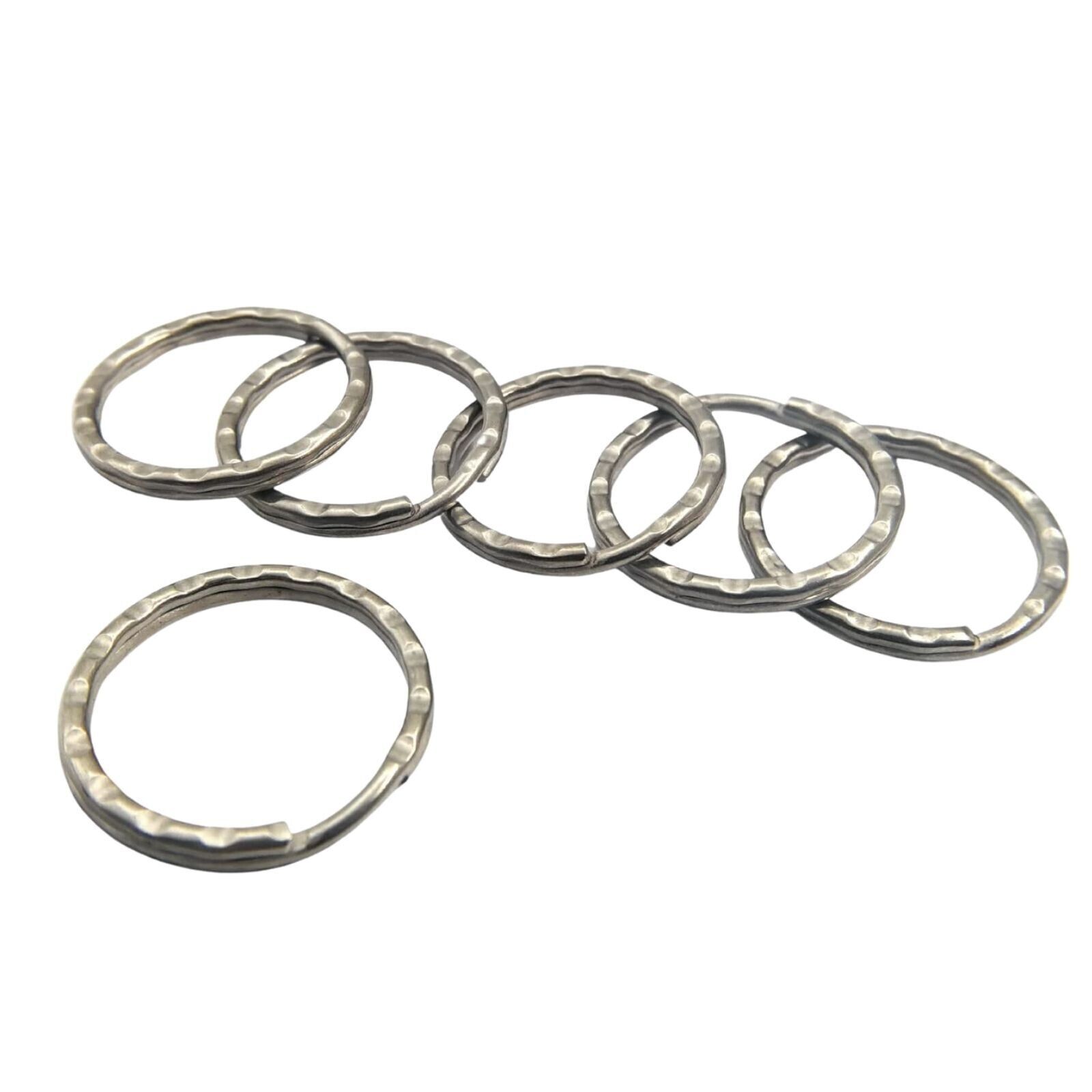 Titanium Keyring Round Flat Ring Keychain Dia 16/19/21/24/25mm Ti Ring