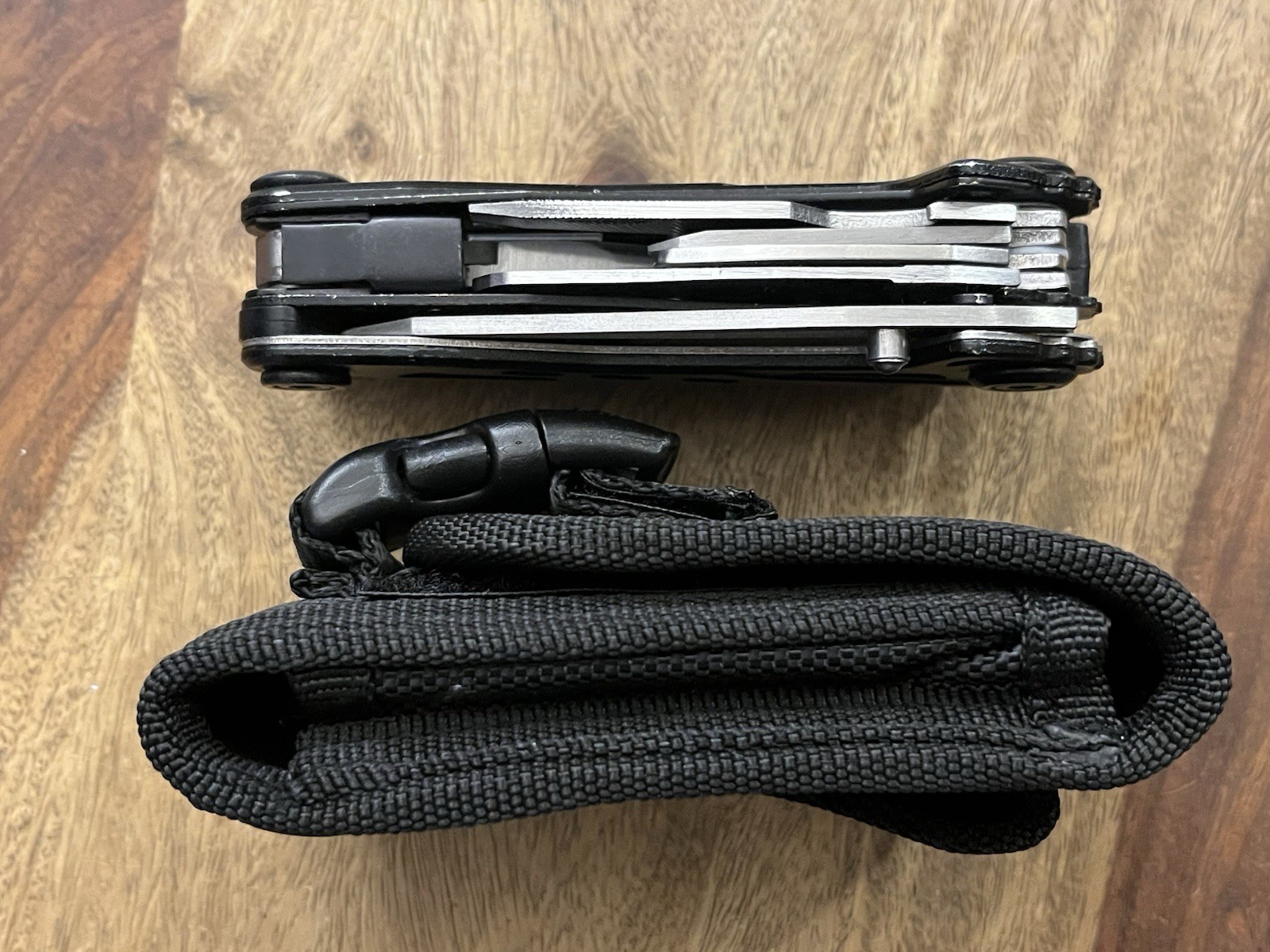 Basecamp Firestarter 11- in 1- 420 Stainless Steel Multitool Nice w/Molle Sheath