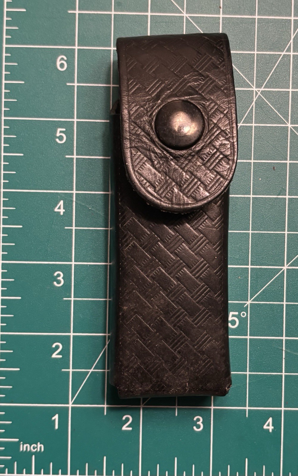 USA Vintage Gerber Multi Tool Early Production Basket Weave Leather Sheath Only
