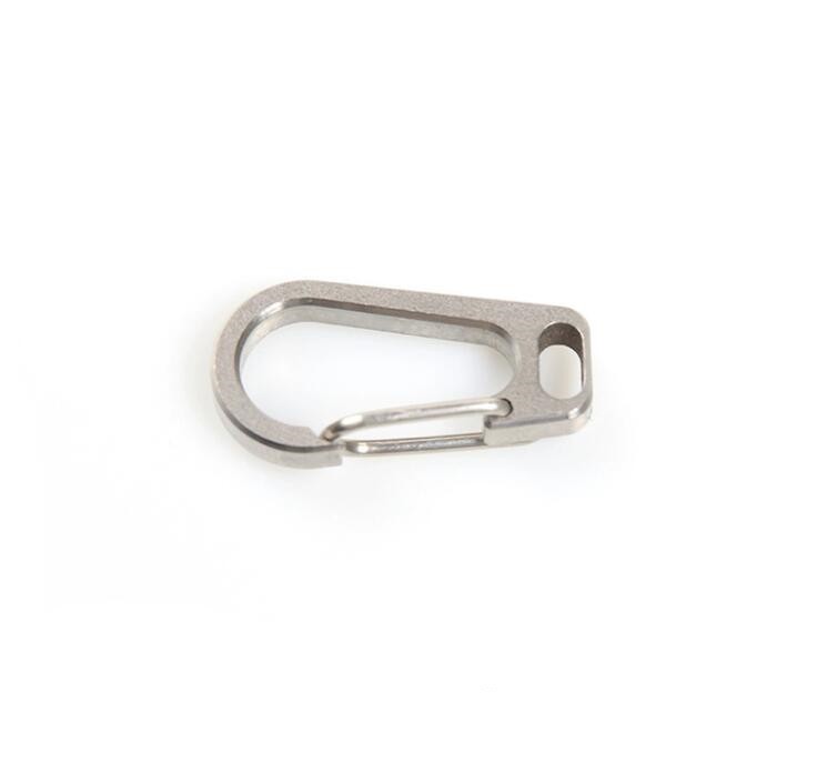 EDCgear Mini Titanium Key Chain Carabiner Flashlight EDC Buckle Pendant Tool
