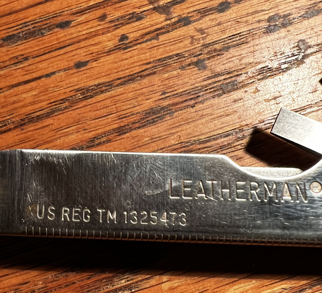 Vintage Leatherman Pocket Survival Multi-Tool TM 1325473 Made In USA