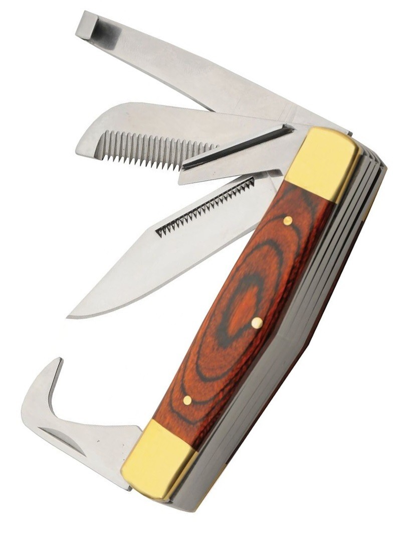 Rite Edge Horseman’s Multitool 5 Tools For Horseman Maintenance Pakkawood Handle