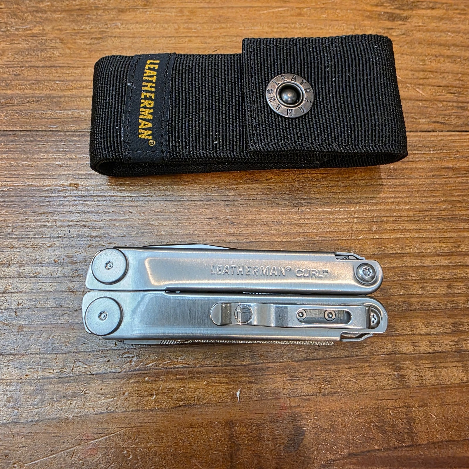 Leatherman Curl Multi-Tool with Sheath – John Proctor is the Villian Crew