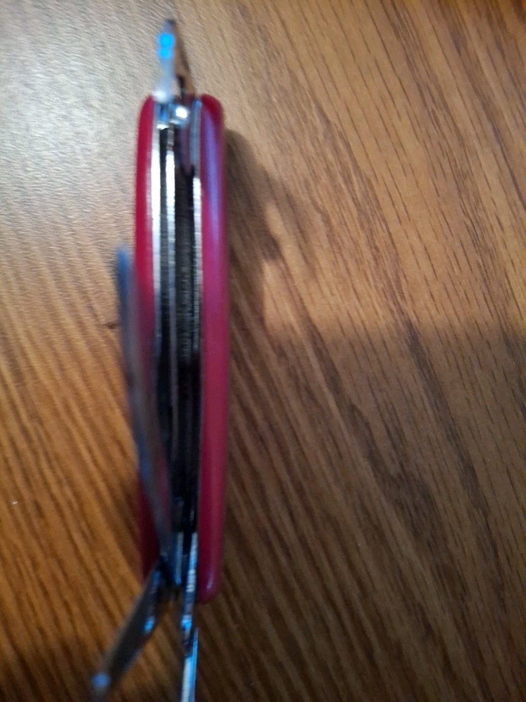 Unbranded 6 Function Red Swiss Army Type Knife With Nylon Sheath