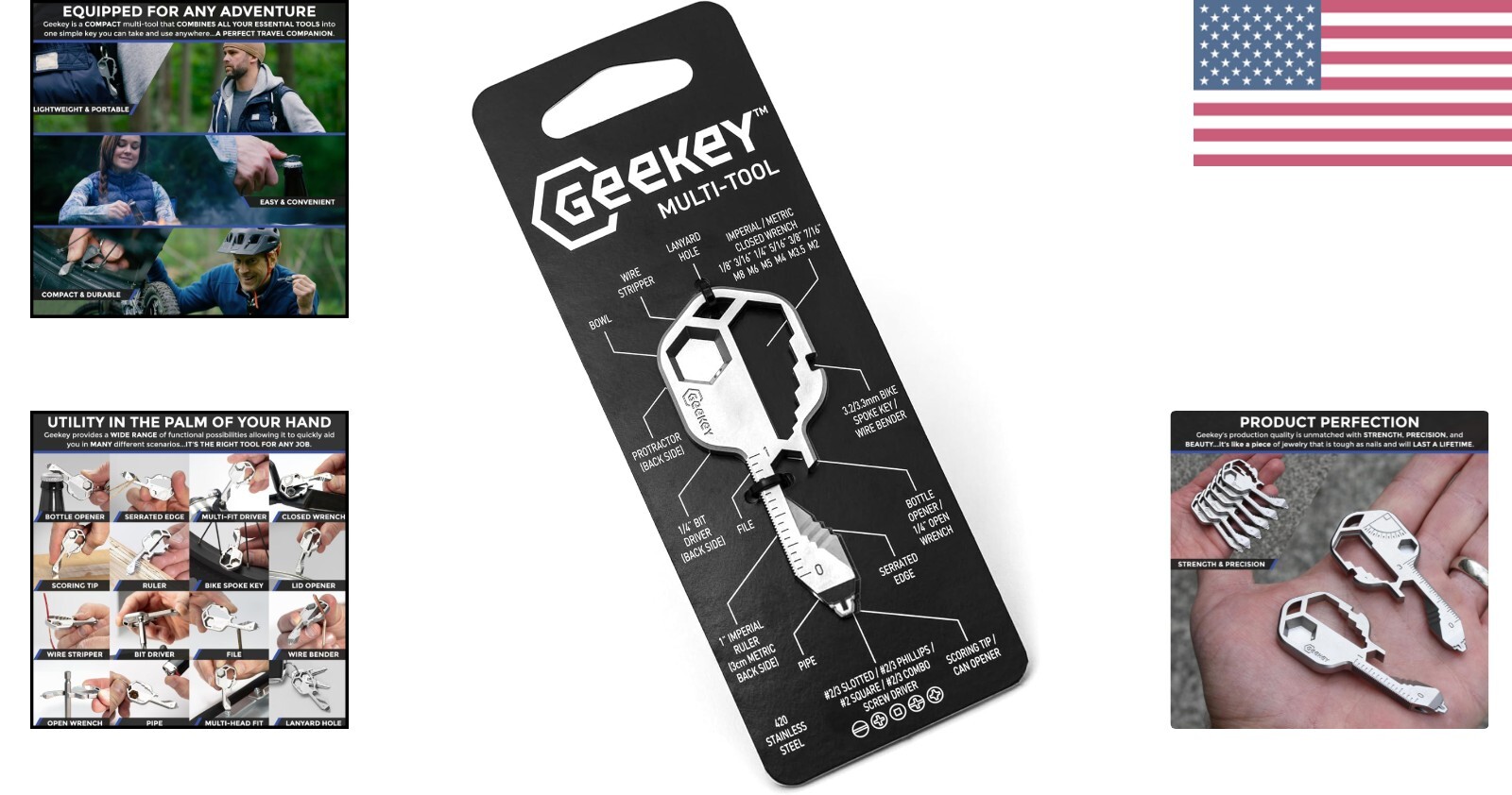 Ultra-Portable Keychain Multi-Tool with Innovative Design – Everyday Essential