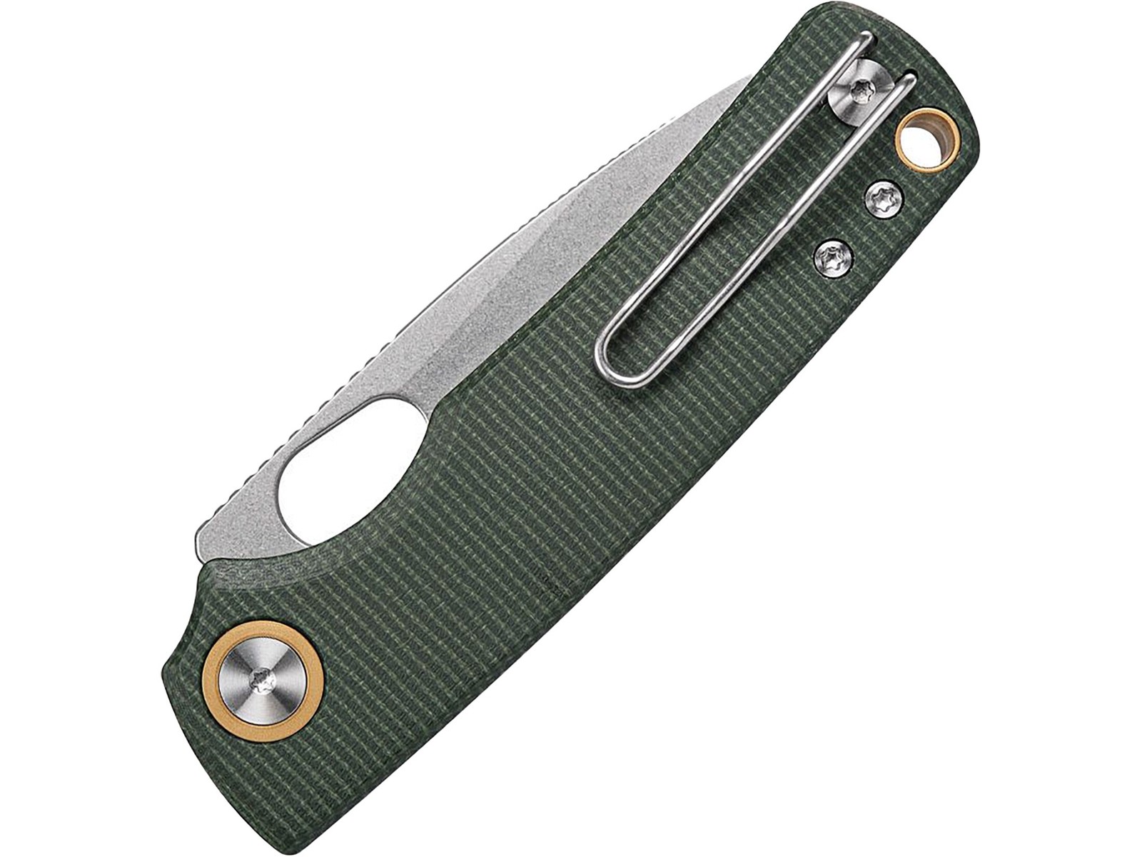 Vosteed Porcupine Pocket Knife 3″ Drop Point Sandvik 14C28N Stonewashed Blade