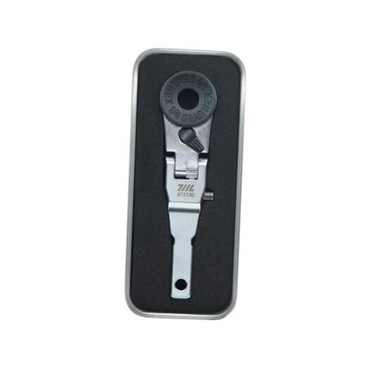 Flat End Flex Head EDC Ratchet Wrench – Screwdriver Accessory Compatible with