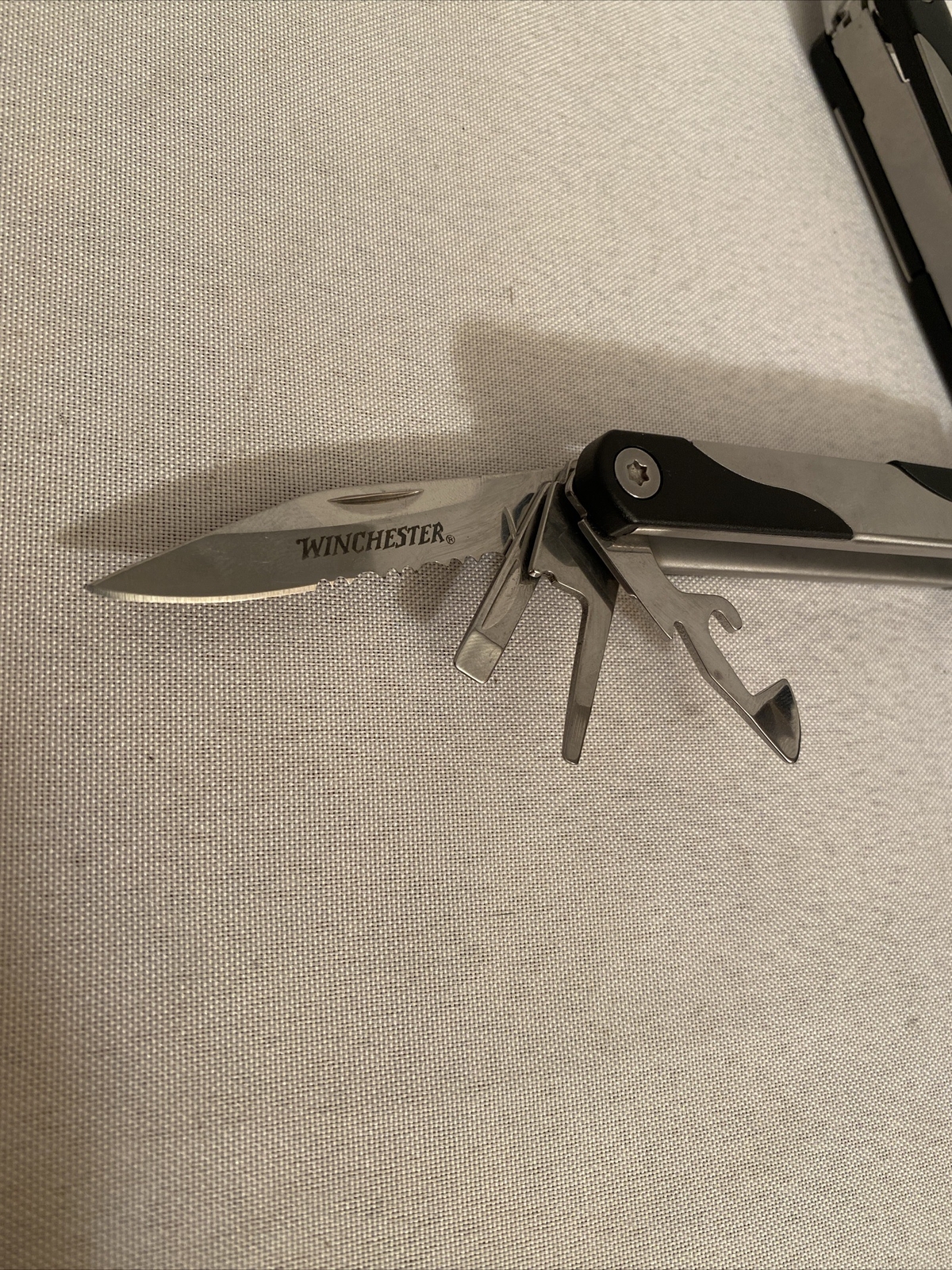 Winchester Multi Tool Stainless Steel 2CR W/ Knife Pliers Opener- Foldable- Case