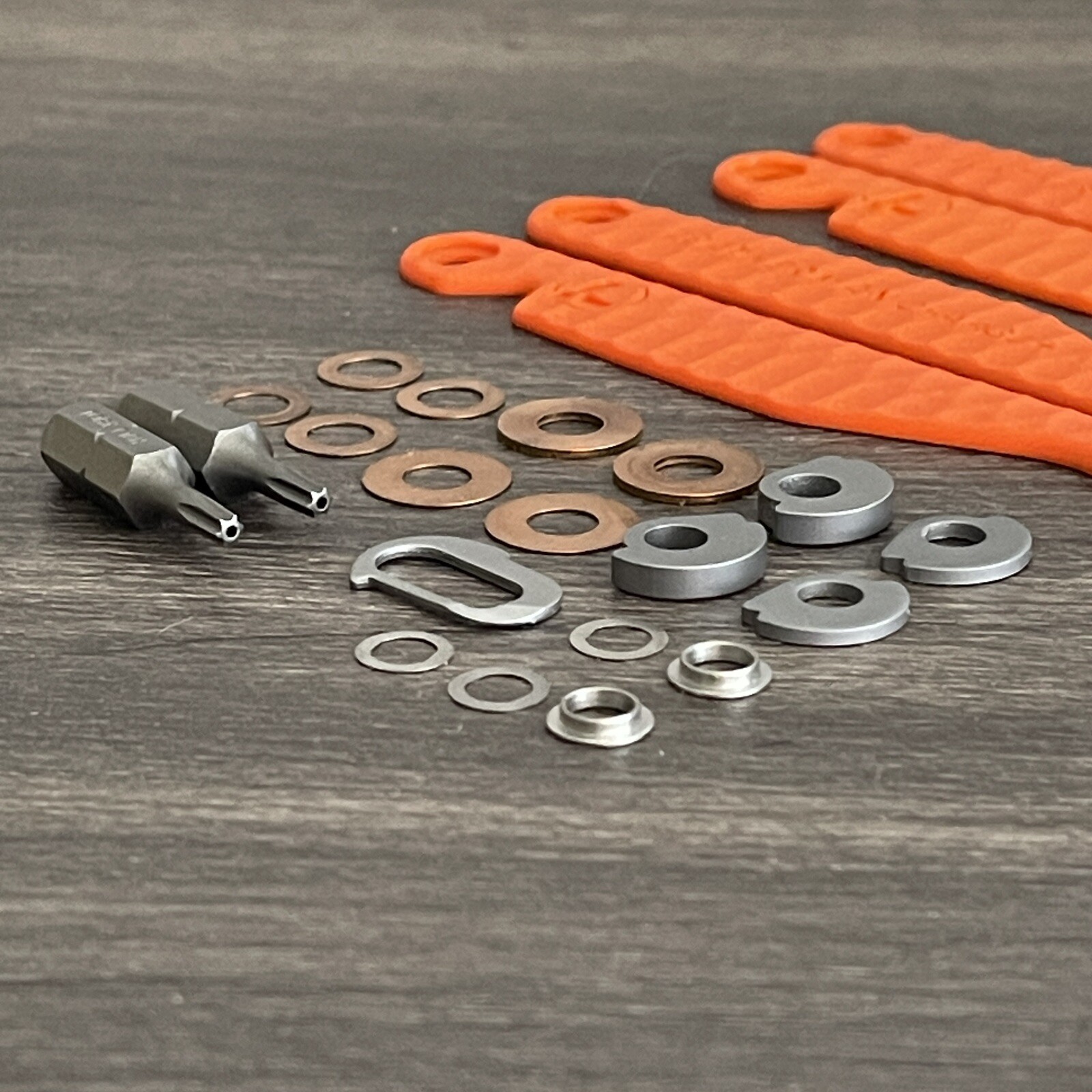 Leatherman Charge Plus G10 Orange Carbon Fiber Scales replacement part ORIGINAL