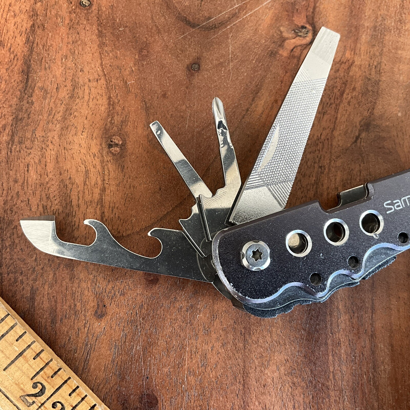 Samsonite 12-in-1 Multi Tool Pliers File Bottle Opener Screwdrivers and More