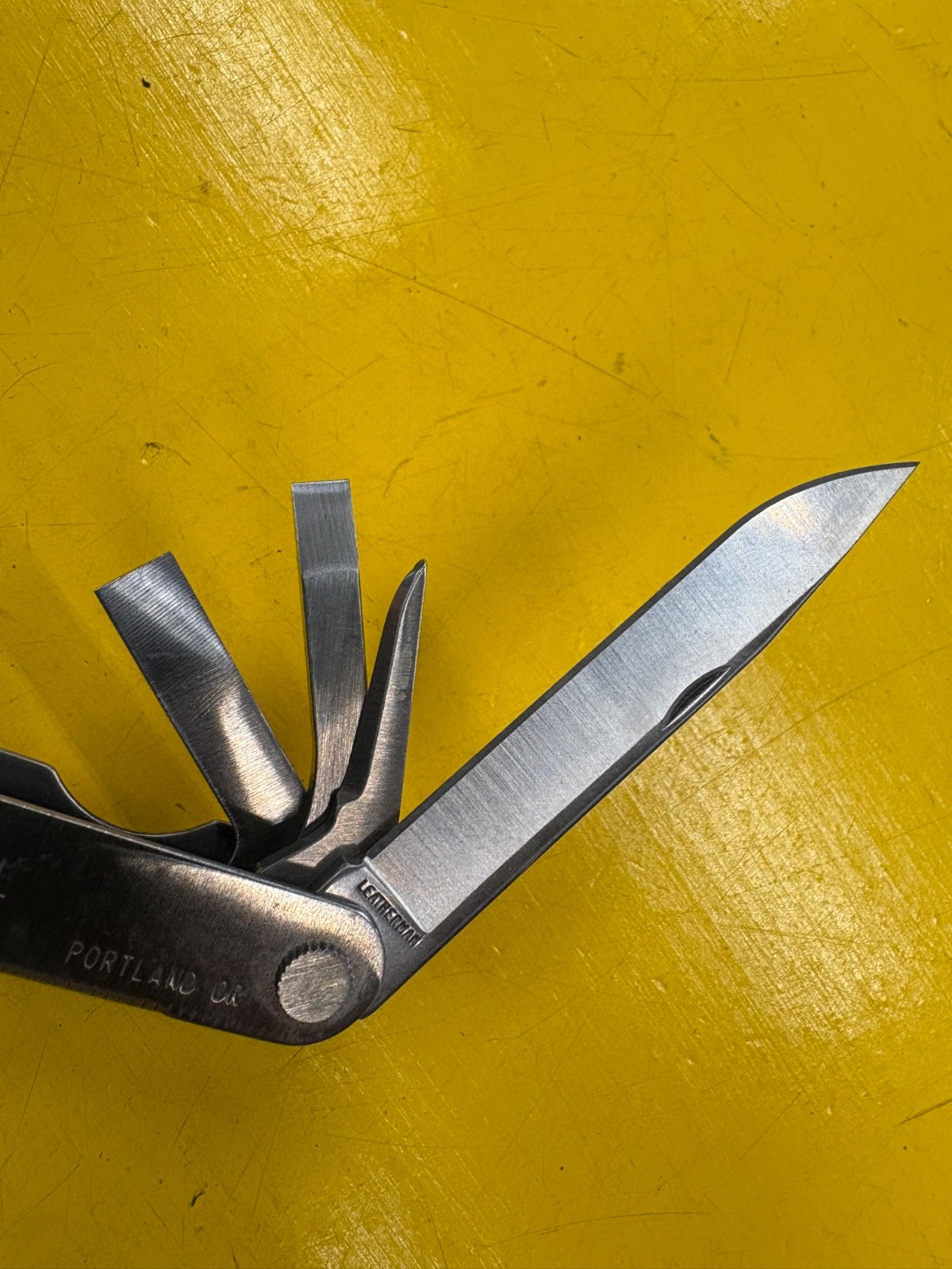 Vintage Original Leatherman Multi-Tool Portland OR with Leather Sheath