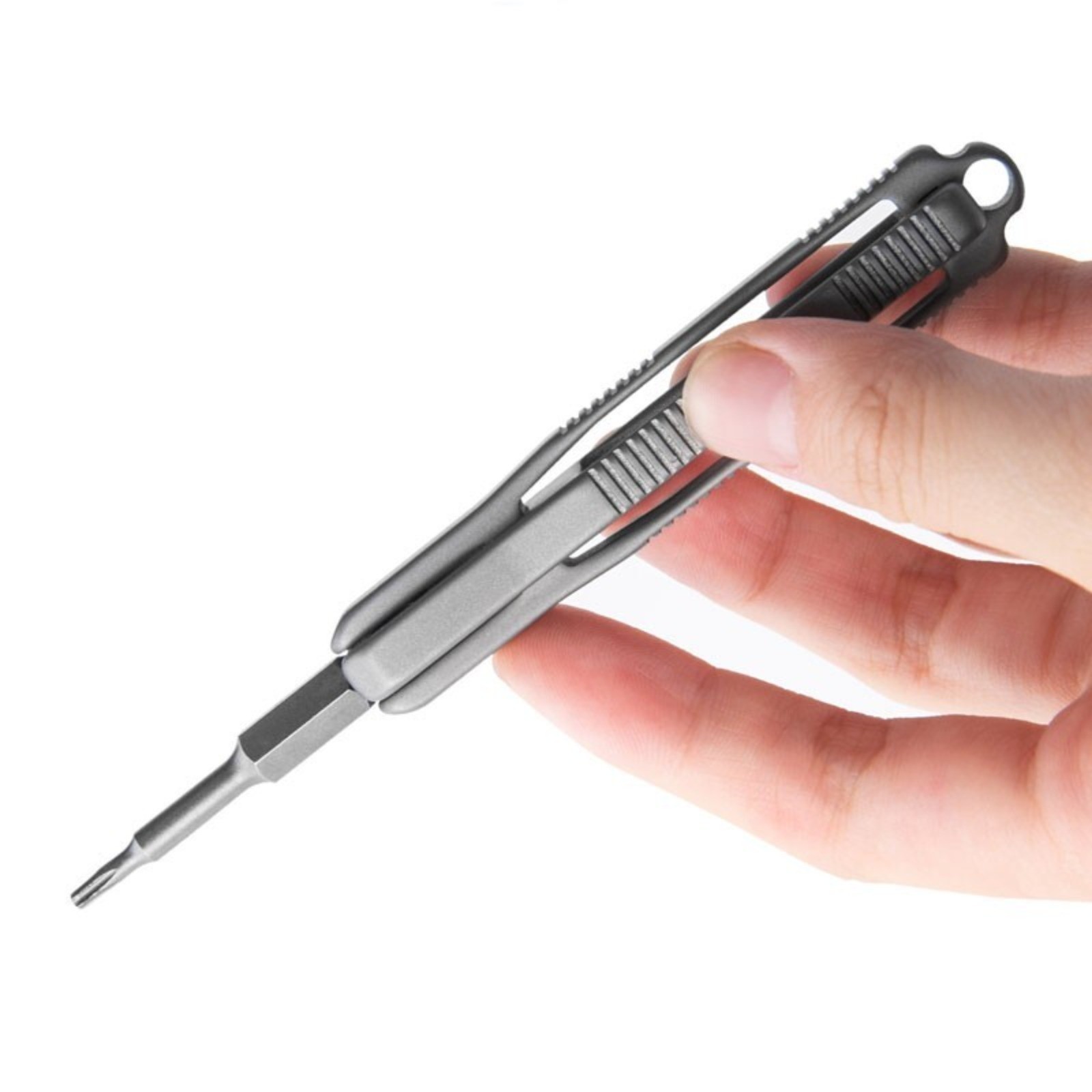 Pocket Titanium Alloy Screwdriver Cross Bit Portable Outdoor Gadget EDC Tools