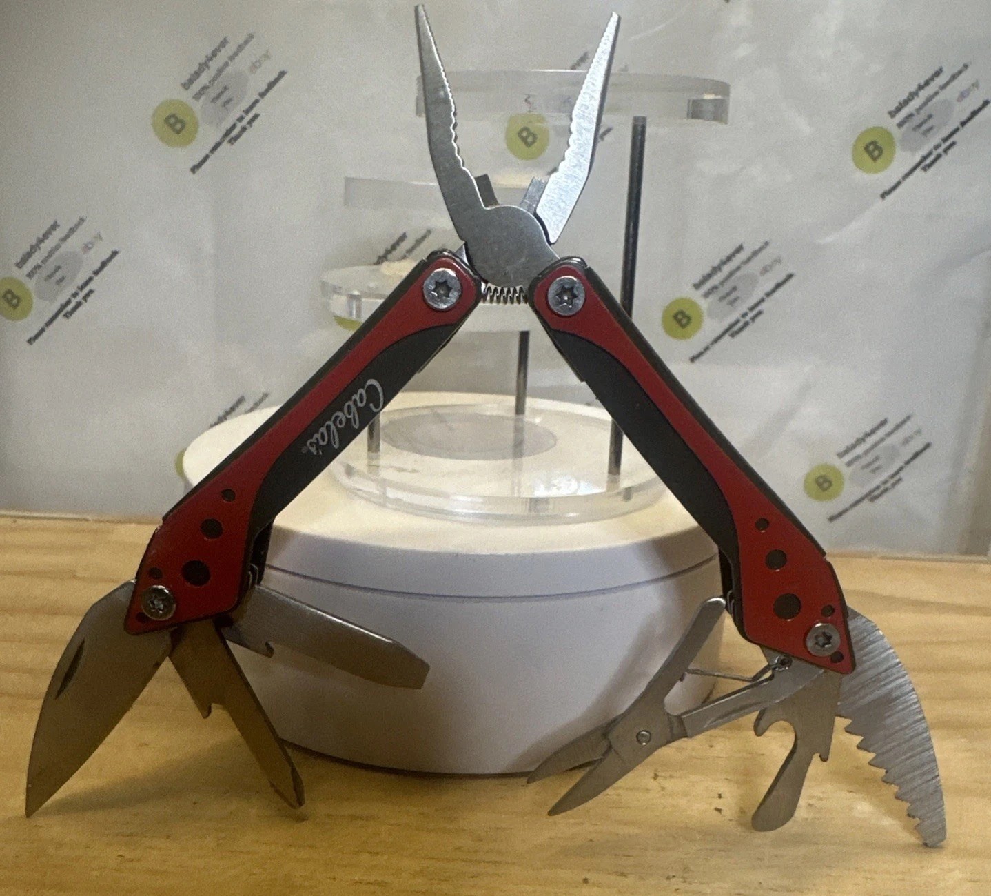 Cabela’s Small Multi-Tool Red 3” Closed