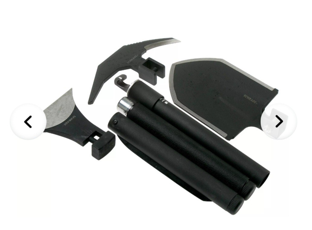 SCHRADE OUTDOOR Survival/Tactical QUICK CHANGE Multi Tools Pick/Axe/Hammer/Saw