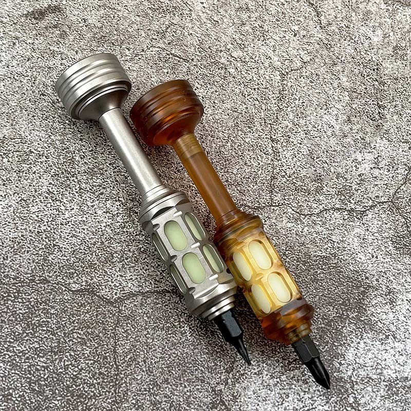 TiC4 PEI Screwdriver Portable Gadget Cross Bit Riding EDC Multi Tools