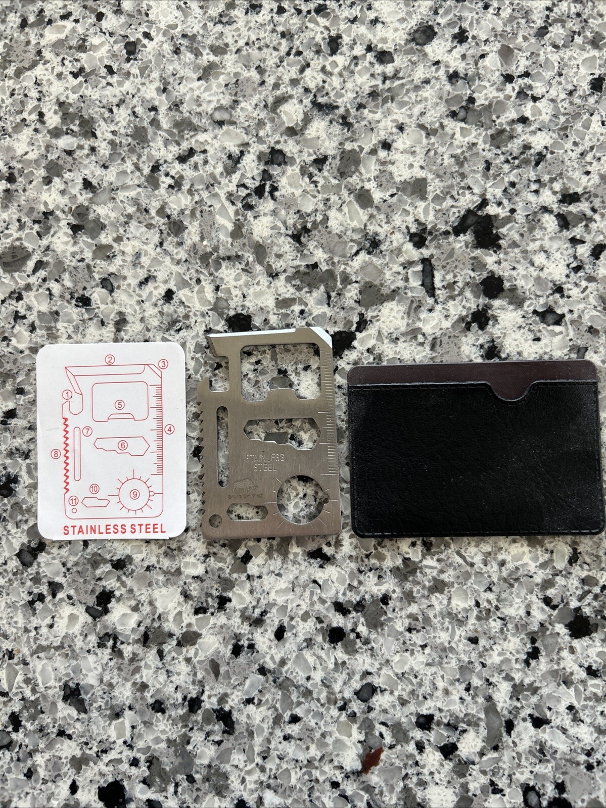 State Of Mind Stainless Steel Card Multi tool