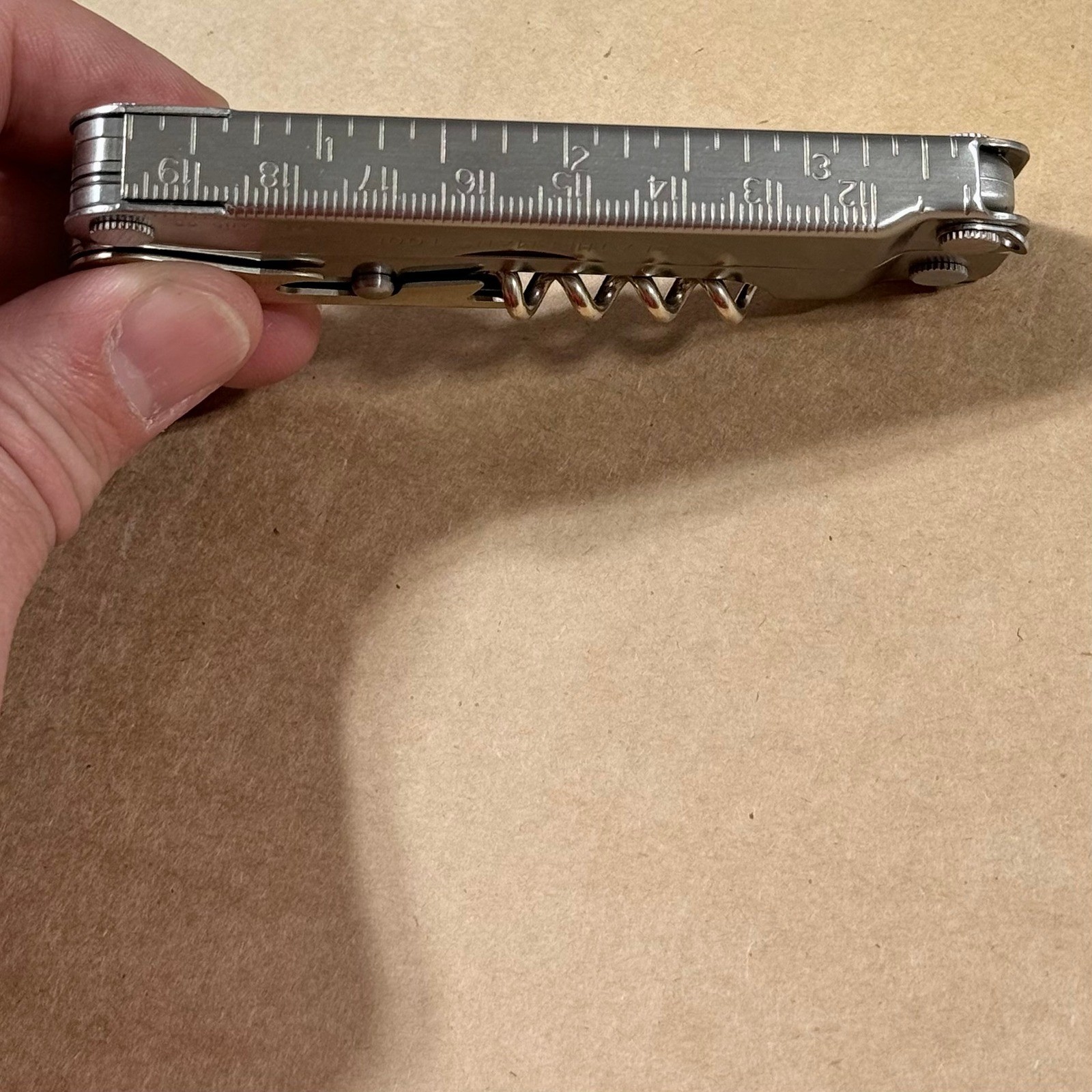 Leatherman Flair Multi-Tool Stainless 10/00 Corkscrew Sheath Knife RARE USA