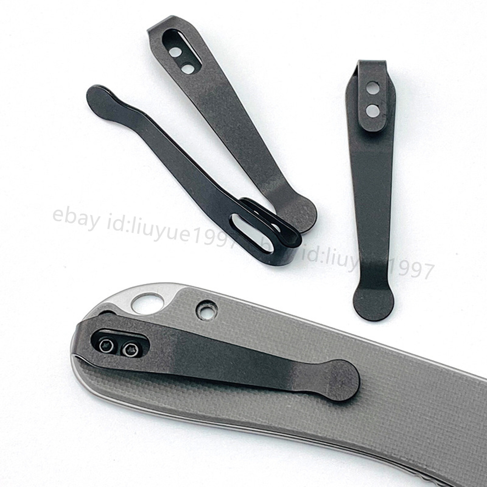 TC4 Titanium Deep Carry Back Clip Pocket Clip For CIVIVI C907 Knives with Screw