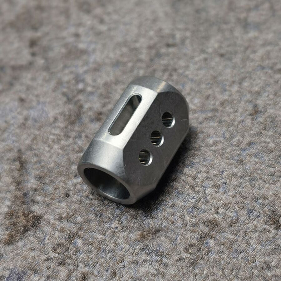 EDC Titanium Alloy Knife Bead DIY Cool Lanyard Bead Umbrella Rope Tool Pendant