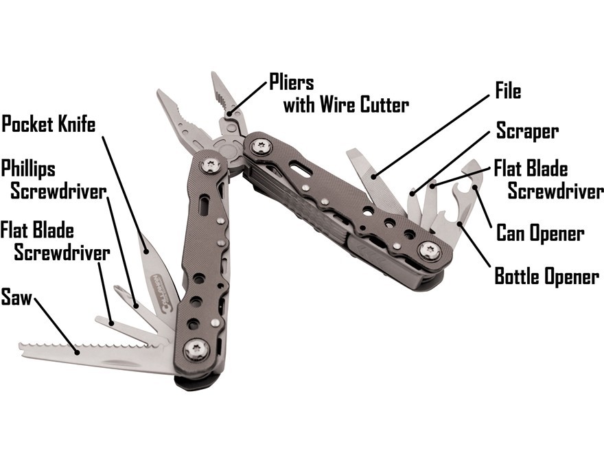 Callahan Pro Series Multi-Tool – 11 Tools – Stainless Steel – #621989