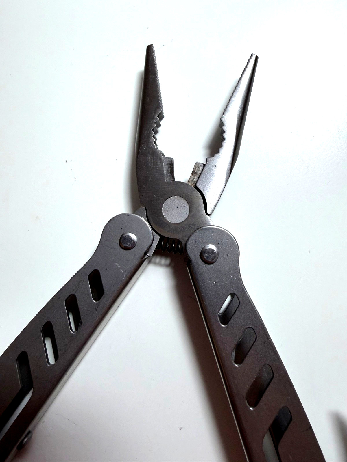 Ozark Trail Multi Tool Pliers Stainless Steel Folding Knife + Nylon Sheath Camp