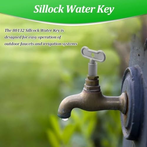 Water Key Sillcock 5/16″ – Outdoor Faucet Handle, Spigot Knob Keys, 6 Pack