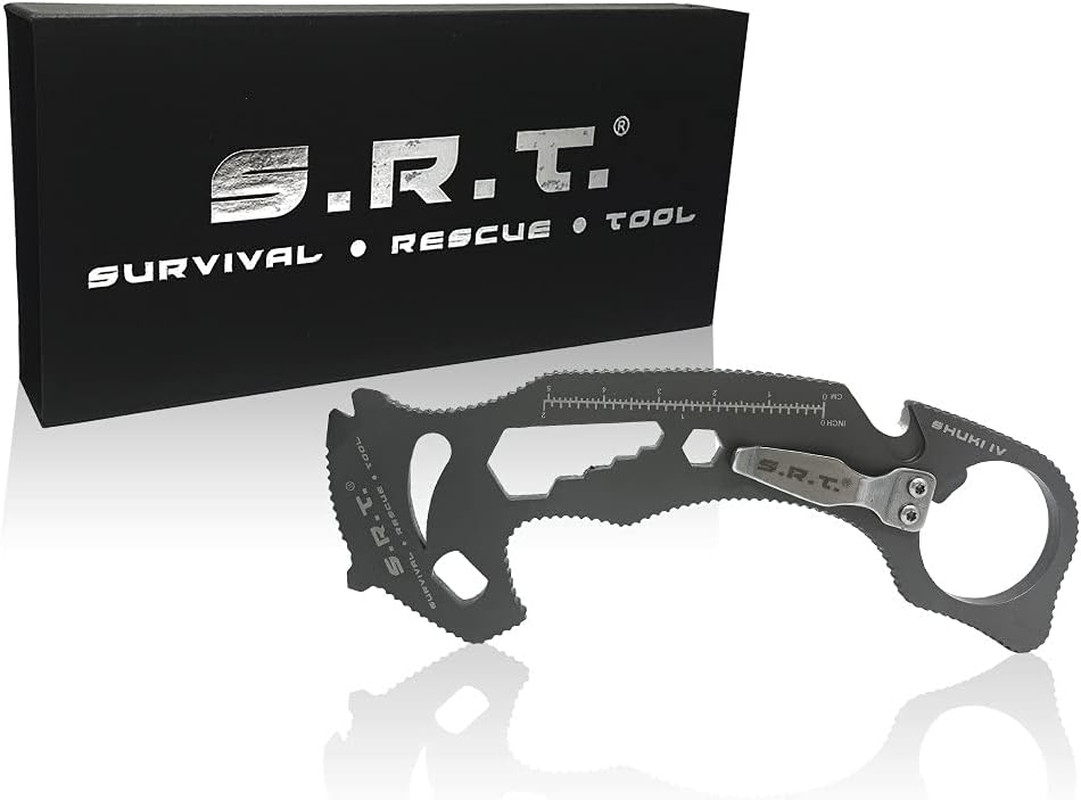Survival Rescue Tool – 14 Function Premium Rescue Automobile Multitool for Every
