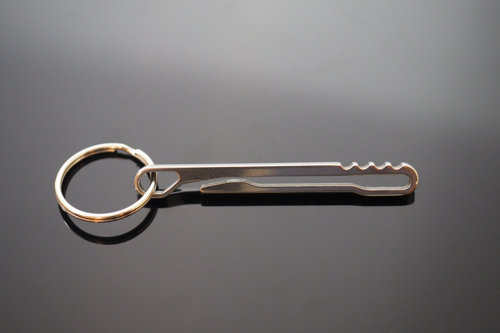 1PC Stainless Steel Hanging Buckle Bag Belt Clip Keychain EDC Quickdraw Key Ring