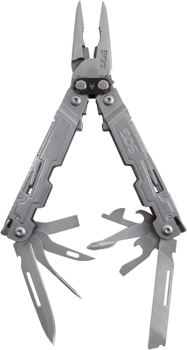 SOG PowerAccess Well-Rounded One-Handed Lightweight Daily Pocketable Stainless