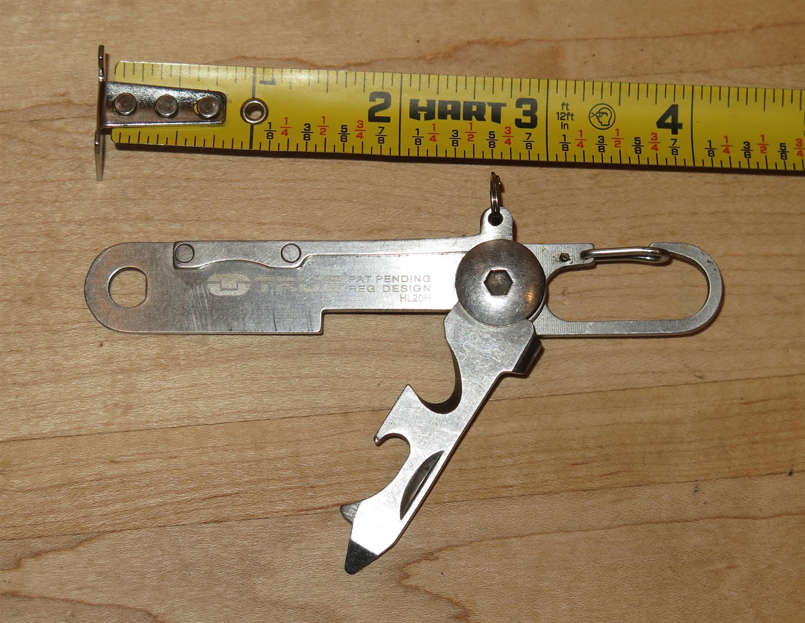 True Utility CONNECT Mikey 6-Function Multi-Tool with Key Holder Caribiner