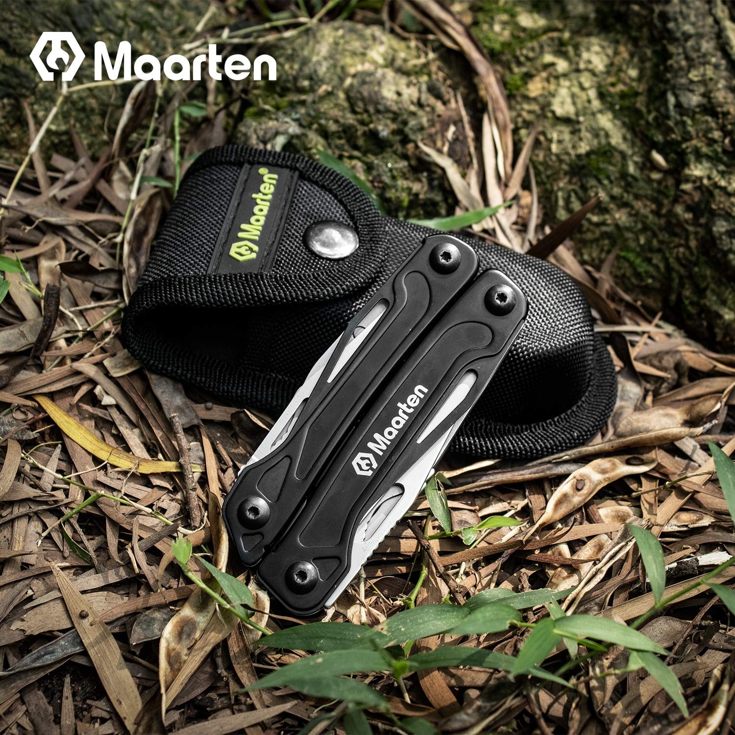 Multitool Pliers, 13 in 1 Stainless Steel Pocket Multi Tool Pliers with Pocke…