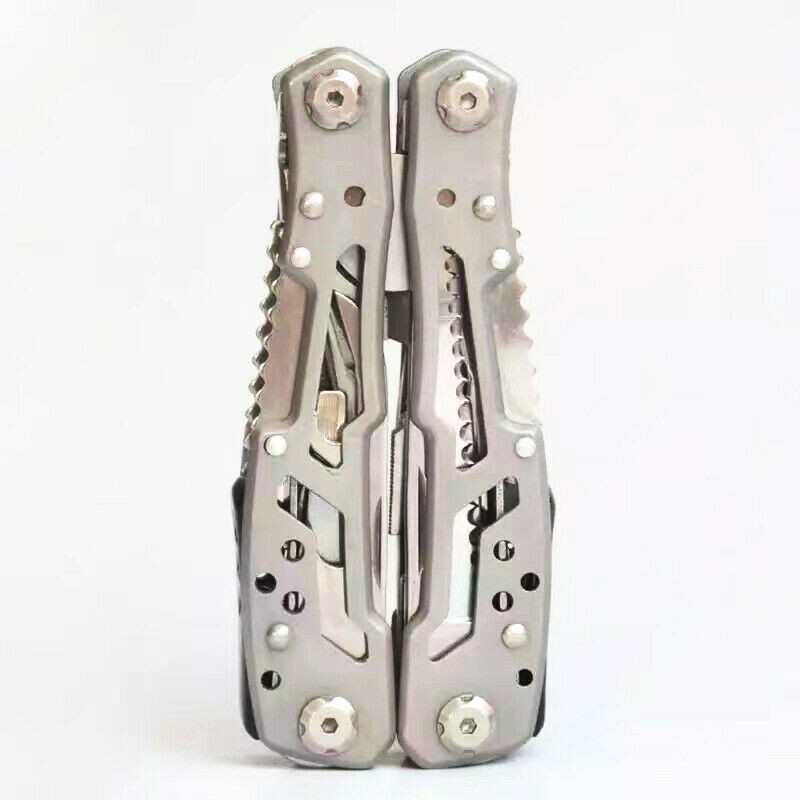 Multi Tool Knife EDC Gear Kit Multipurpose Camping Outdoor Folding Pocket Pliers