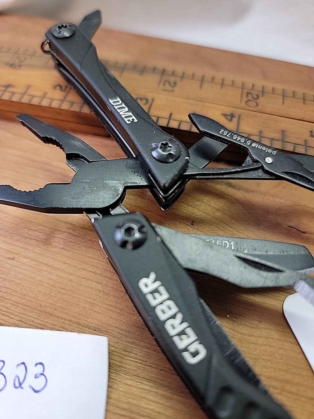 Gerber Dime Black On Black Multi-tool Pocket Knife