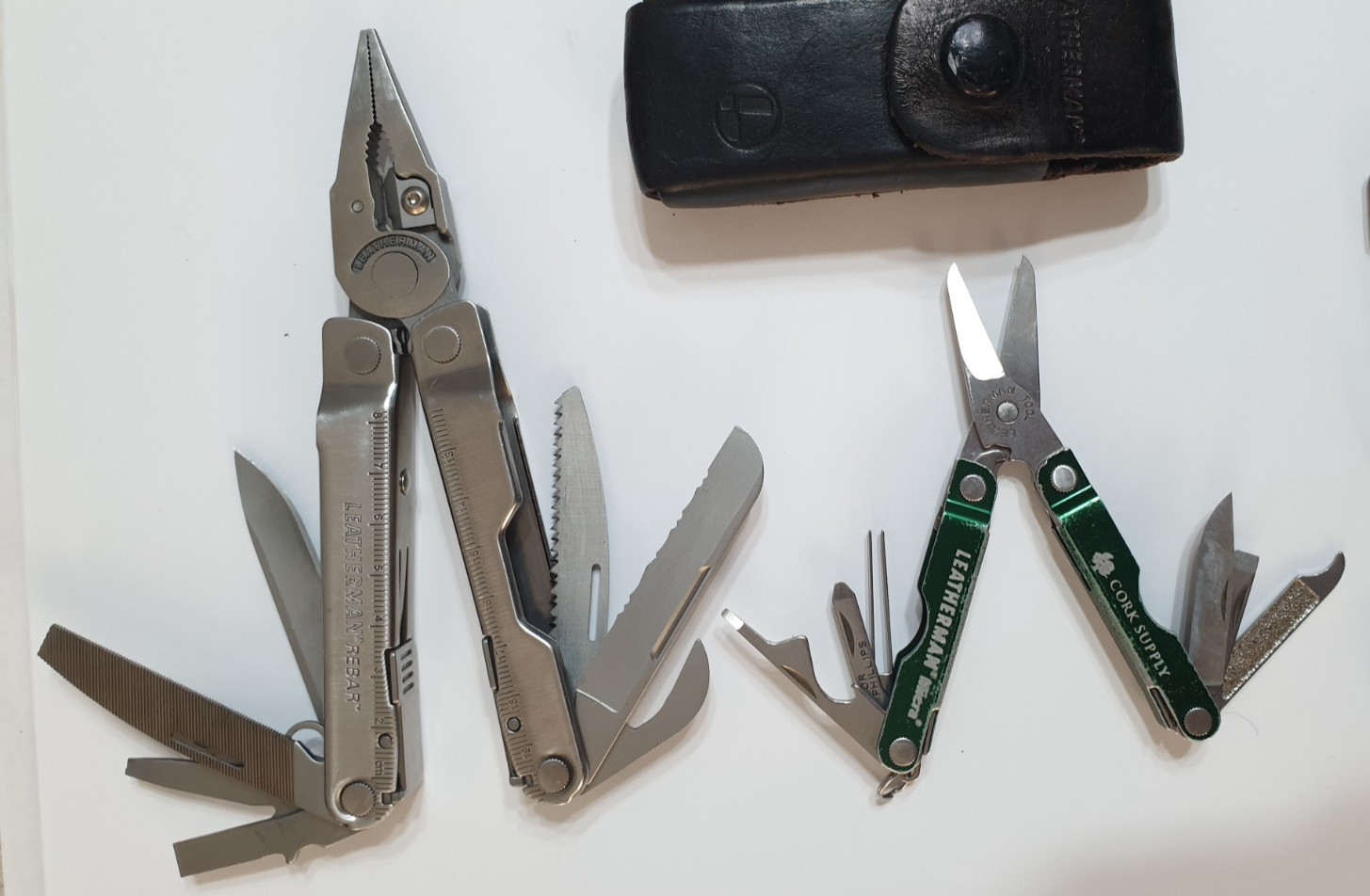 🔥🔥🔥 Leatherman Rebar Full Size Multi Tool & Micra Keychain Set