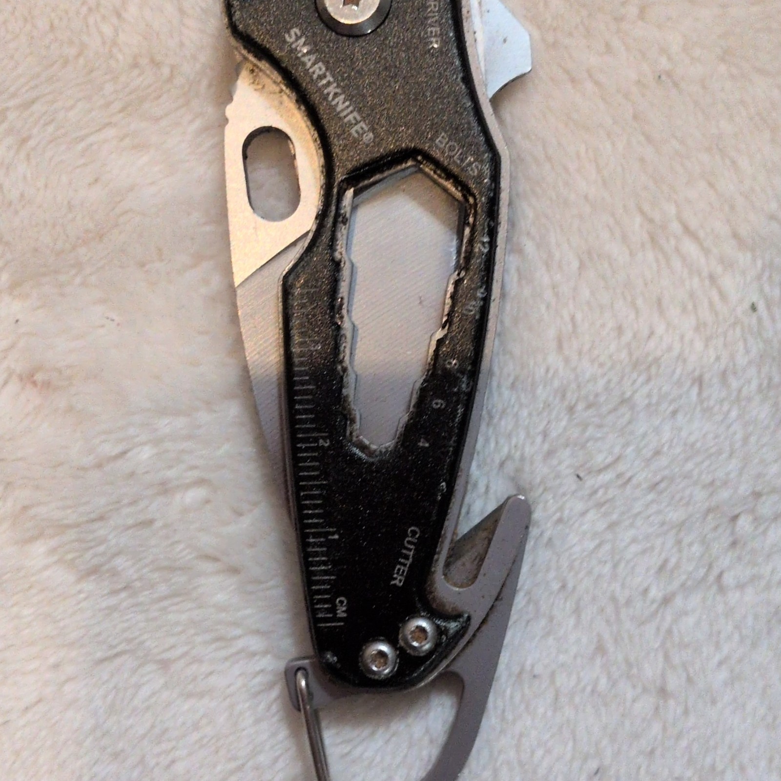 Smart Knife+ BG115 5-in-1 Stainless Multi-Tool Knife 2.5in Black/Silver