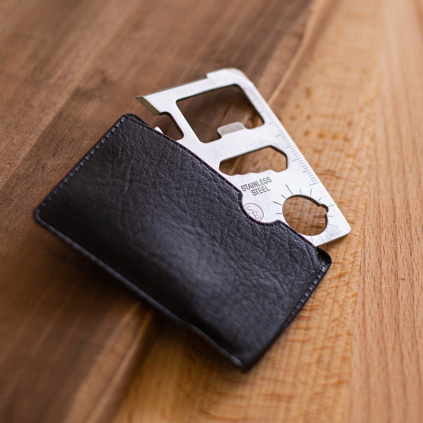 ASR Outdoor 11 in 1 Multi-function Credit Card Sized Wallet Tool Silver