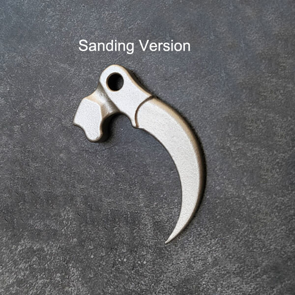 Stainless Steel Keychain Eagle Claw Necklace Pendant Bead Unpacking Box Tool