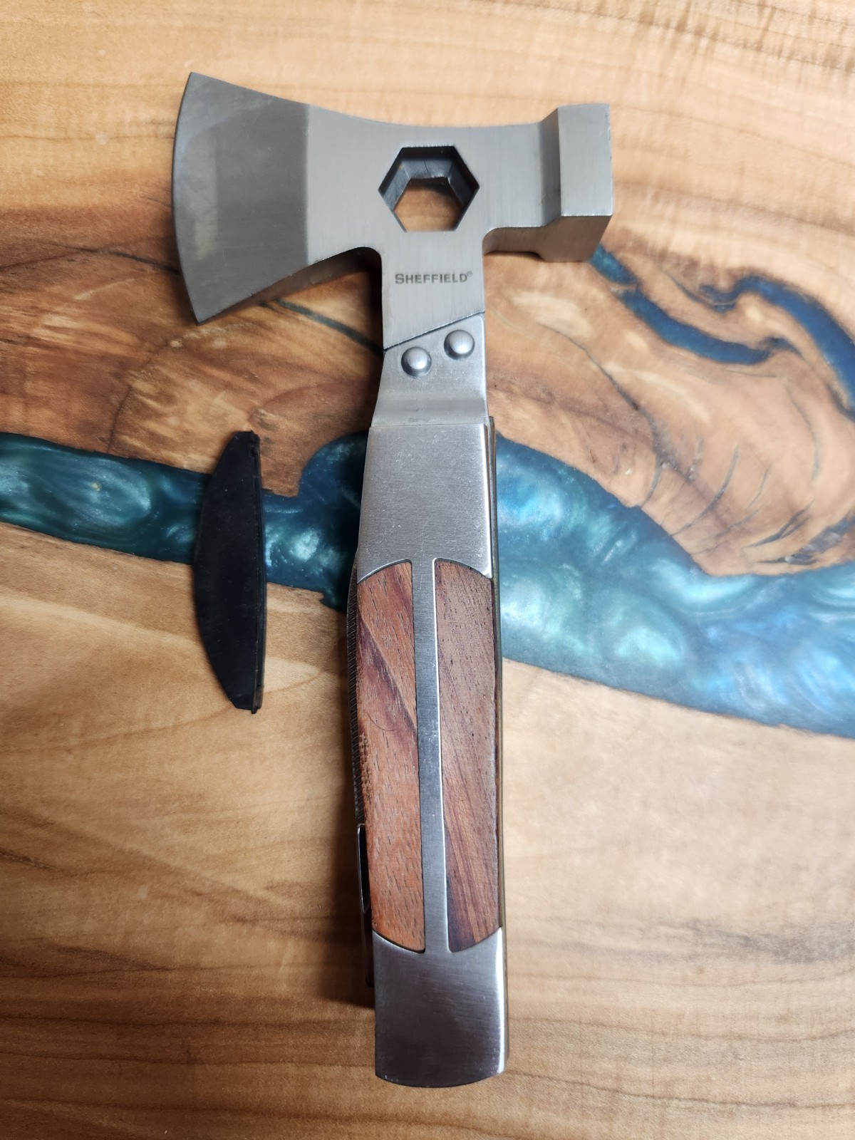 Sheffield Camper Hatchet Multi-Tool Combo and a Nylon Sheath