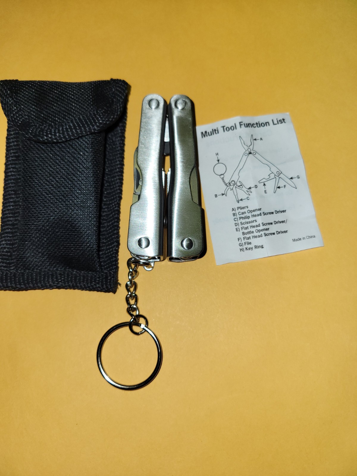 Multi-Tool – Stainless Steel like a toolbox full of functionality