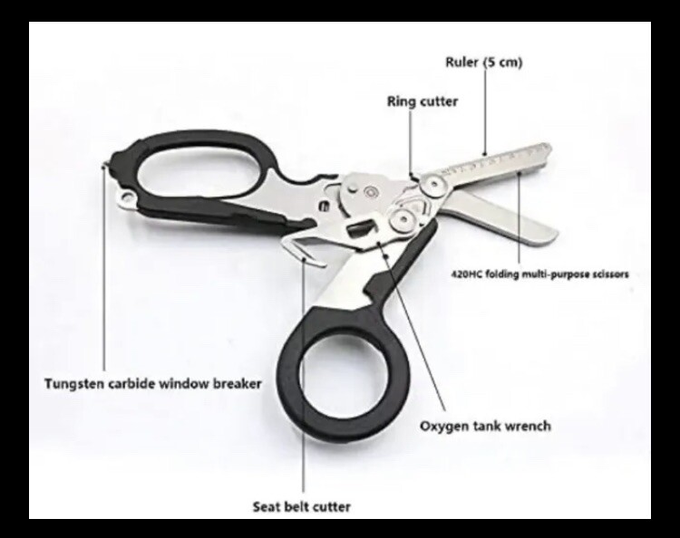 Leatherman STYLE Raptor Multi Tool Rescue Shears Black W Carry Case