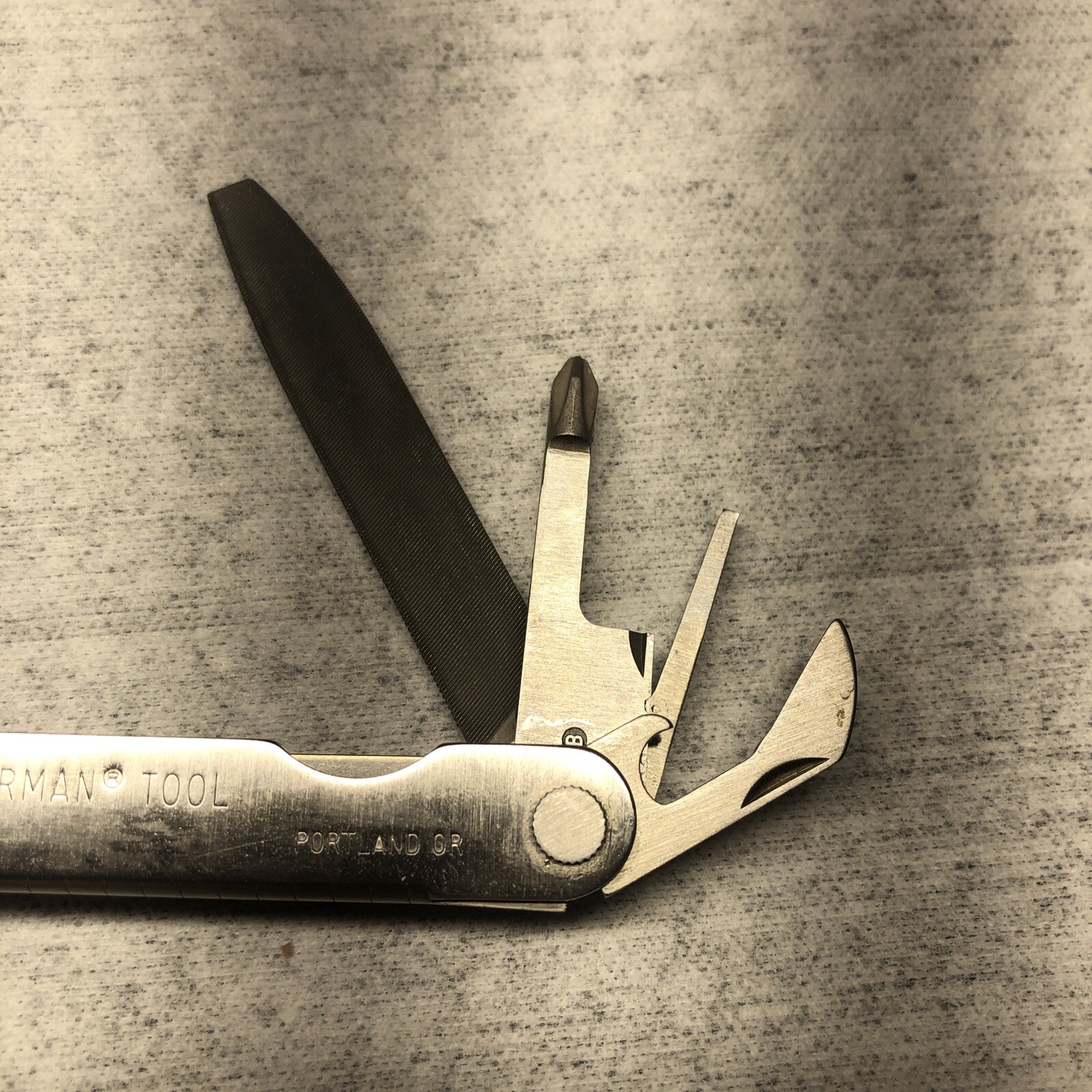 Vintage Original Leatherman Multi Tool With Leather Sheath Portland Oregon 06/97