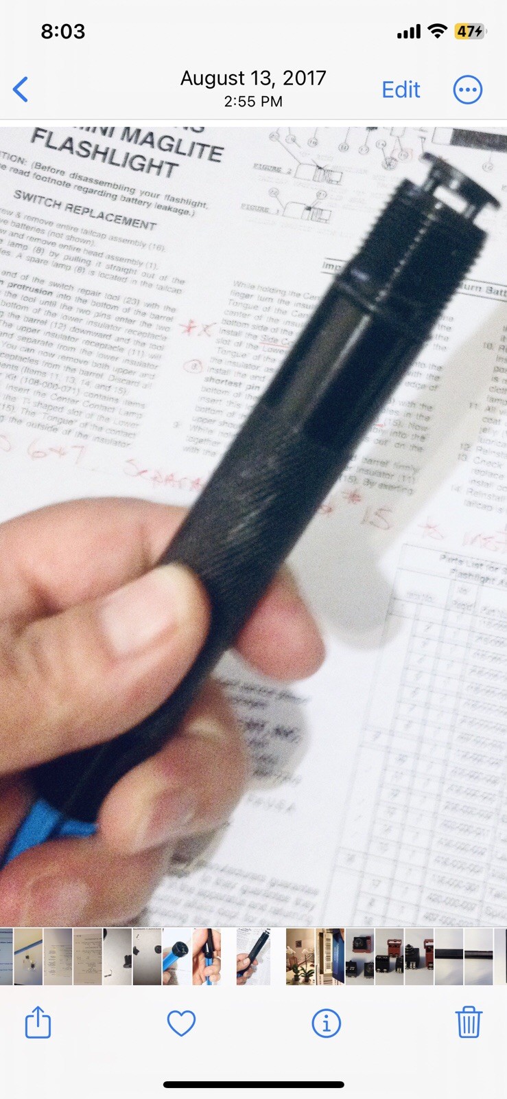 AA Mini Maglite Switch Installation Tool / Tool Only