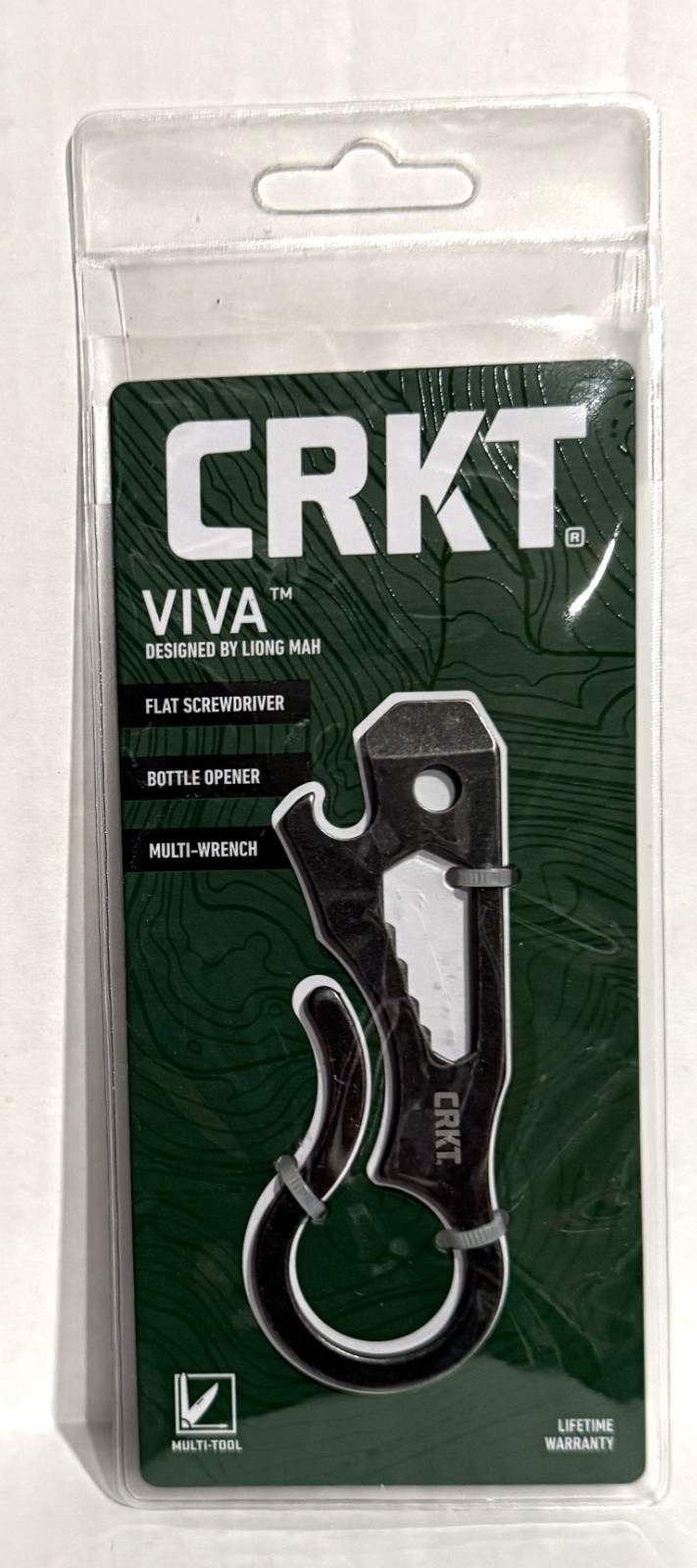 CRKT Viva Multi Tool ~ Flat Screwdriver Bottle Opener Multi Wrench ~ NEW