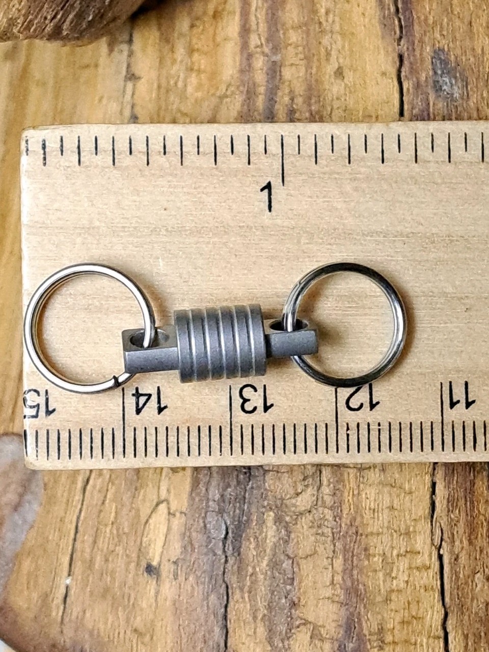 Pro Super Mini Series Titanium Swivel With 12mm Titanium Keyrings