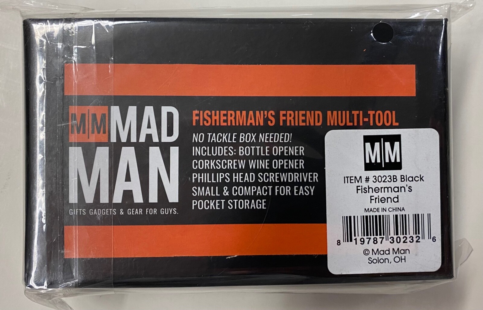 Mad Men Fisherman’s Friend Multi-Tool (Black)