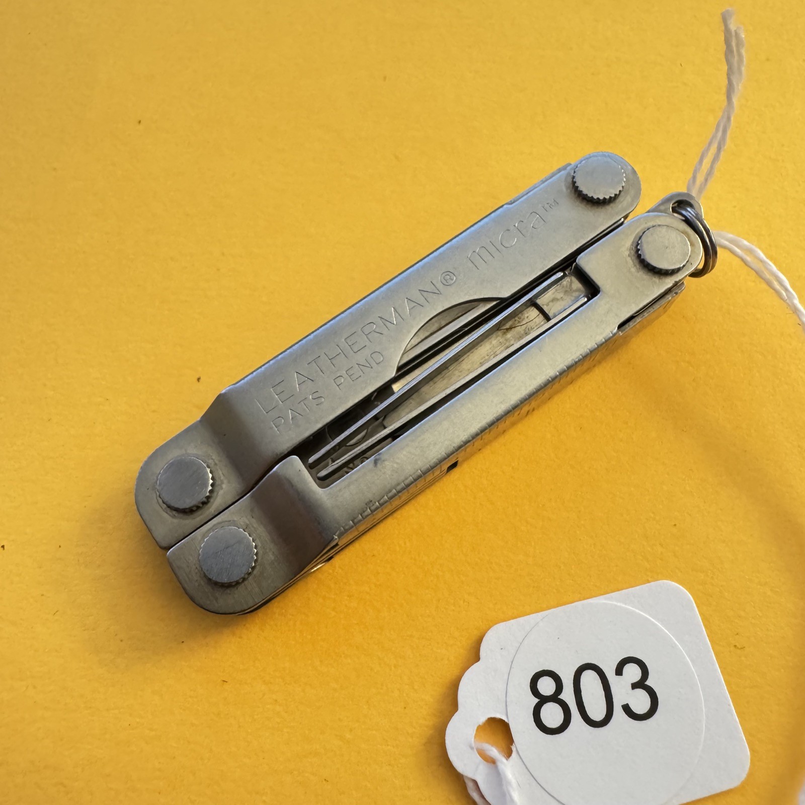 Leatherman Micra Multi Tool Pocket Knife Scissors Stainless EDC #803