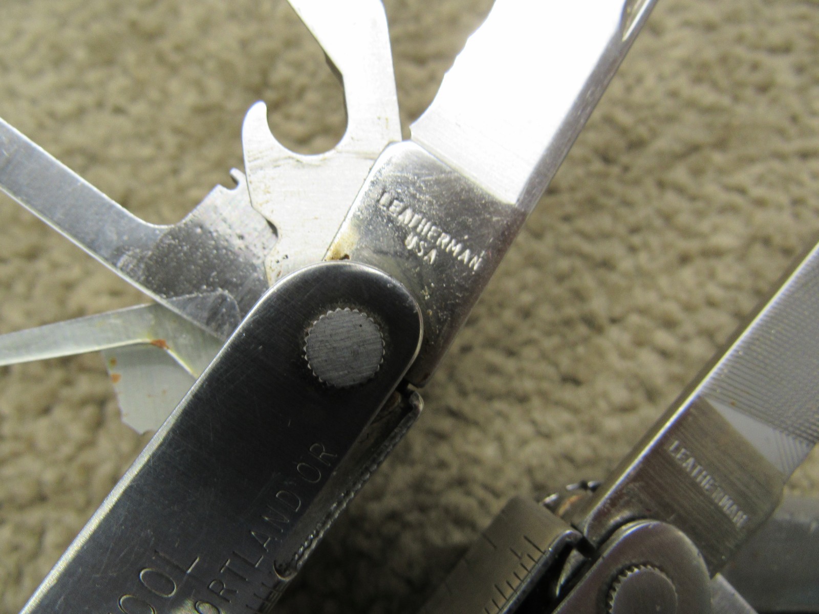 Leatherman Supertool Multi Plier Missing Saw Blade No Sheath 02/ 1995 Dated USA