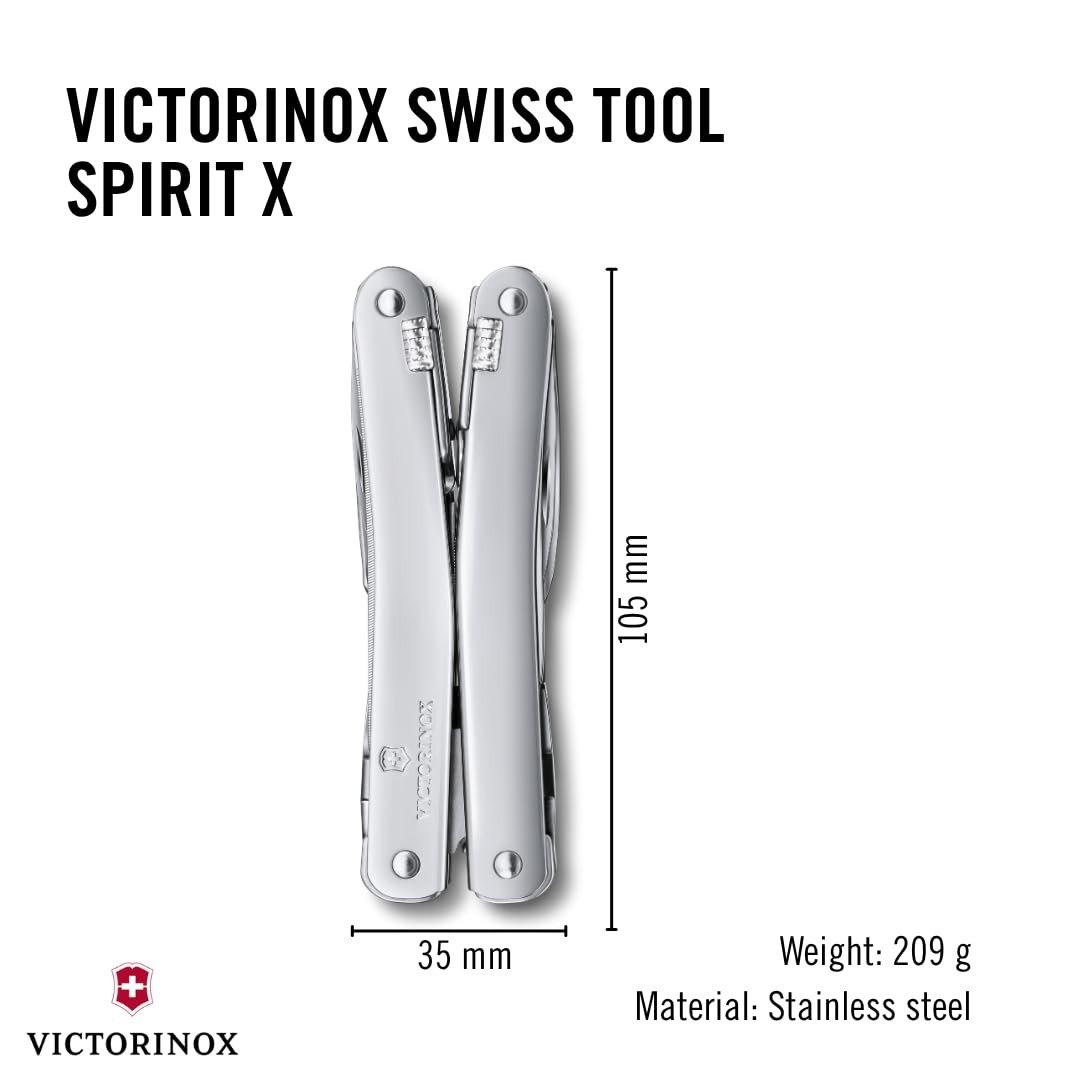 Multi Tool 24 Function Swiss Made with Locking Blade Leather Pouch Victorinox