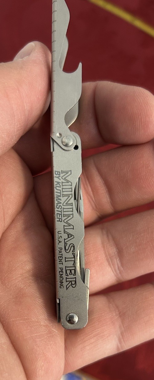 Vintage Kutmaster Minimaster Tool Knife USA Mini Multitool NIB