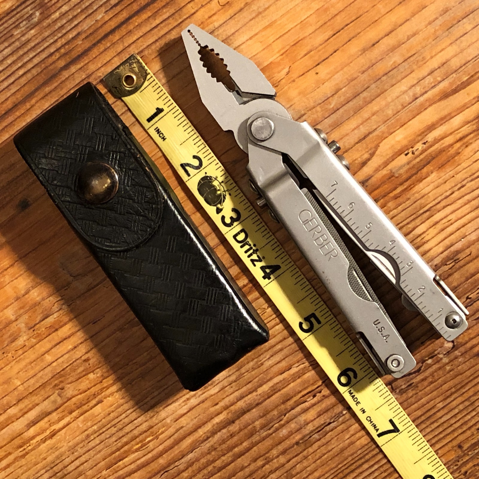 Vintage 90s 2000s Gerber USA Original Blunt Nose Multi-Plier Multi-Tool & Pouch